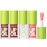 Beauty Glazed Big Brush Head Lip Oil, Ultra-Hydrating & Nourishing, Smooth Glossy Finish Lip Glow Oil, Shiny and Vegan Tinted Lip Gloss, Non-Sticky (4, 101 102 105 107)
