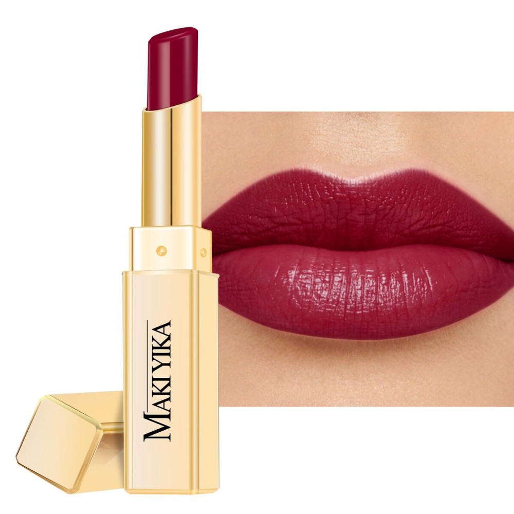 MAKI YIKA Red Lipstick for Women Moisture Hydrate Lipsticks Lip Gloss Lipsticks Sheer Finish Lightweight Tinted Lip Balm (Z11 Forever)