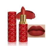 evpct 1Pcs Dark Red Lipstick, Silky Velvet Matte Lipstick Pack Sets for Women, Long Lasting Smudge Proof Lipstick Lip Stain Makeup Kit matte lipstick 24 hours original R04