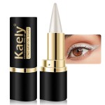 Kaely Light Green Gel Eyeliner Pencil,Waterproof Smudge Proof Eye Liner Pen,Cat Eye Goth Halloween Makeup,Eye Black Face Paint Lipstick Crayon,Color Colorful Eyeliner Eyeshadow Stick,08