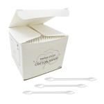 Pointed Tip Cotton Swabs,2000 count Cotton Buds,Double Precision Tips with Paper Stick for Personal Care and Makeup