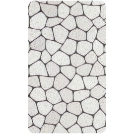 Anti Slip Shower Mat - Non Slip Shower Mats for Inside Shower - Large 47x24 Loofah Shower Floor Mat Non Slip - Bath Mat for Shower - Secure Mat Without Suction Cups (47x24 Pebble)
