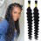 Selina Human Braiding Hair 2 Bundles Loose Deep Human Hair Bulk Micro Braiding Hair 50g/Bundle Deep Wave Bulk for Braiding Natural Black Color 26Inch