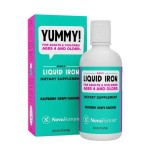 NovaFerrum Yummy 16 Fl Oz | Liquid Iron Supplement for Ages 4 & Up | 18mg of Iron/Tbsp | Gluten Free | Sugar-Free | Raspberry Grape