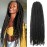 8 Packs Marley Twist Braiding Hair 24 Inches MarleyTwist Hair Long Cuban Twist Hair Marley Afro Kinky Curly Twist Faux Locs Crochet Hair Synthetic Marley Hair Extensions