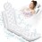 Full Body Bath Pillow for Bathtub, Thick Bathtub Cushion with Laundry Bag, Luxury Tub Pillow for Bath for Headrest Neck and Back Support White 60 x 16