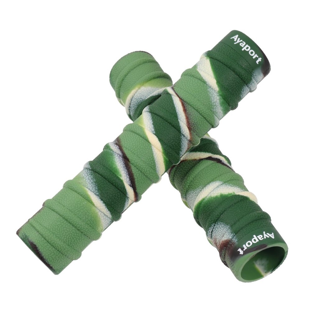 Ayaport Kayak Paddle Grips Camouflage Green Non-Slip Silicone Wraps Blister Prevention Kayaking Accessories for Take-Apart Paddles