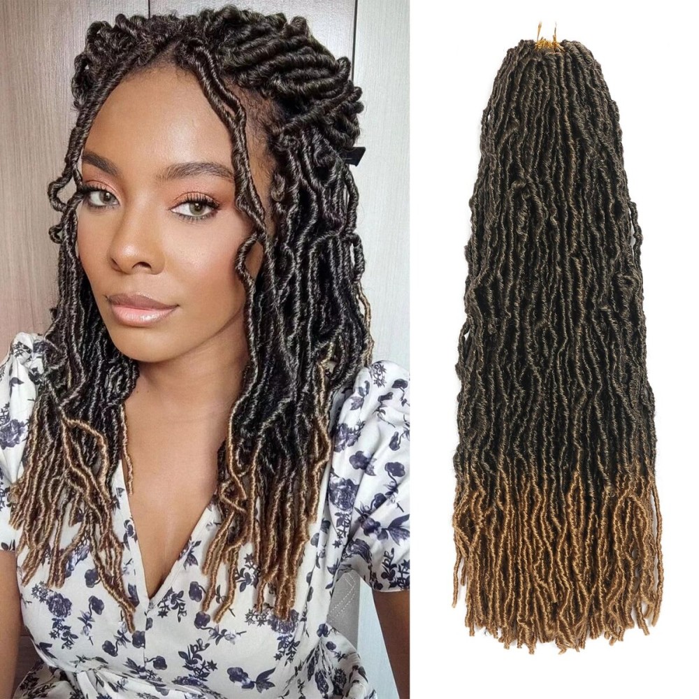 Faux Locs Crochet Hair 12 inch Soft Locs Hair 7 Packs Soft Crochet Hair Extensions T27 Pre Looped Crochet Hair Extensions for Women Girls