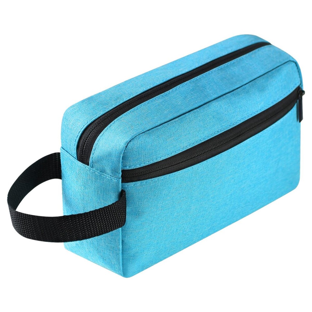 Icramsy Travel Toiletry bag Toiletry bag for women men Hanging Cosmetic bag Travel accessories for Women Men (Lake blue)
