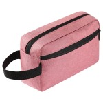 Icramsy Travel Toiletry bag Toiletry bag for women men Hanging Cosmetic bag Travel accessories for Women Men (Dusky pink)