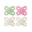 MAM Original Start Matte Baby Pacifiers, Binky for 0-3 Months, BPA-Free Silicone Nipple, Easy to Clean, Best for Newborn Babies, Developed with Medical Experts, 4 Count Binkies