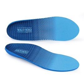 Plantar Fasciitis Feet Insoles Arch Supports Orthotics Inserts Relieve Flat Feet, High Arch (Mens 4-4 1/2 | Womens 6-6 1/2)