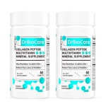 DrBioCare Collagen Peptides for Women, Beauty Vitamin & Mineral Supplement,Contains Vitamin D3, Probiotics for Women & Collagen Peptides,Vitamin B Complex,Vitamin E 120 Tablets