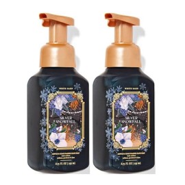 Bath & Body Works Bath and Body Works Gentle Foaming Hand Soap 8.75 Ounce 2-Pack (Silver Snowfall)