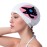 COPOZZ Adult Swim Caps, Silicone Waterproof Comfortable Swimming Cap for Women, Long and Short Hair (Kittens-12yrs+)