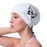 COPOZZ Adult Swim Caps, Silicone Waterproof Comfortable Swimming Cap for Women, Long and Short Hair(Butterfly-12yrs+)