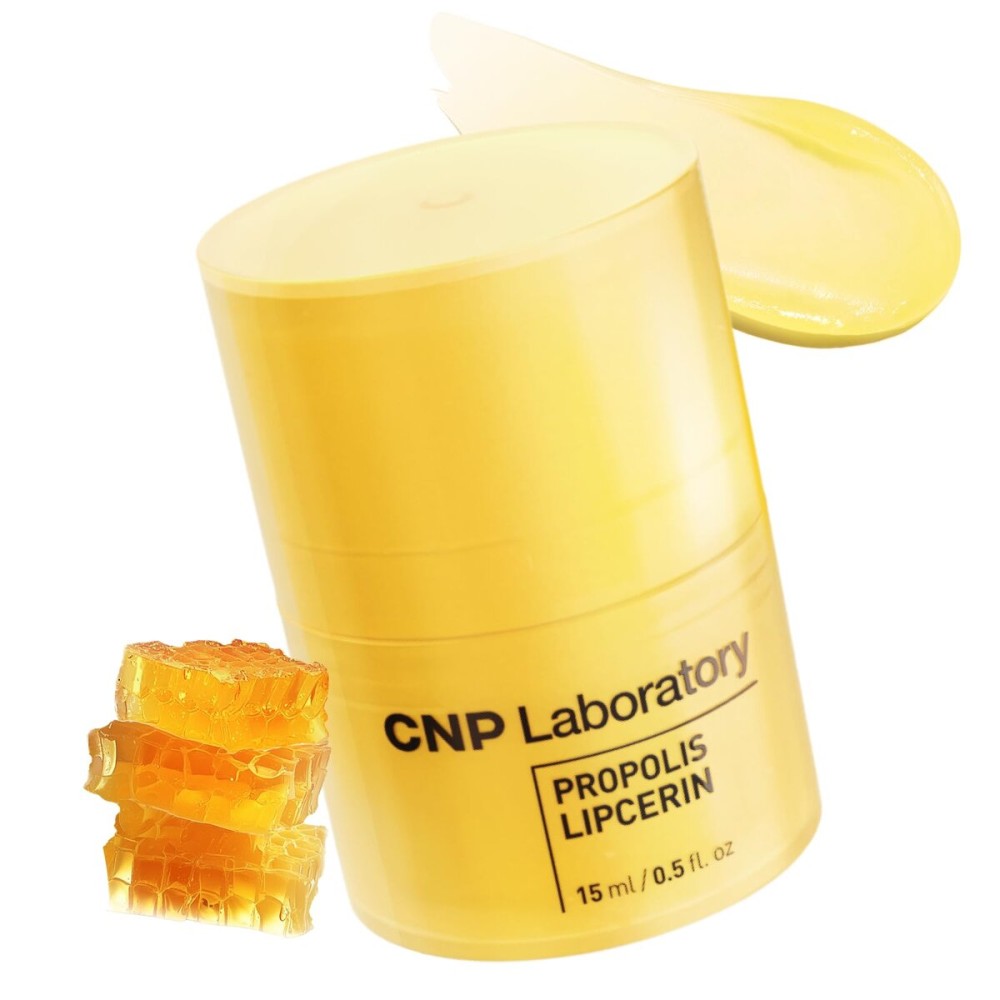 CNP Honey Lip Butter - Propolis Lipcerin 01 Original, Hydrating Overnight Manuka Lip Balm & Mask, 12hr Long-Lasting Moisture, Stocking Stuffers, Gifts for Women, 0.5 fl.oz.
