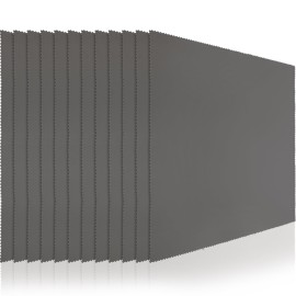 Frienda 12 Pack Large Microfiber Glass Cleaning Cloths 12 x 12 Inch Oversized Eyeglass Sunglasses Cleaning Cloths for Electronics Glasses Screens and Lenses(Gray)