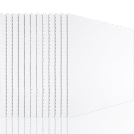 Frienda 12 Pack Large Microfiber Glass Cleaning Cloths 12 x 12 Inch Oversized Eyeglass Sunglasses Cleaning Cloths for Electronics Glasses Screens and Lenses(White)