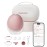 Momcozy Breast Pump Hands Free Upgraded Mobile Flow | M9, App Discreet Control with Personalized Multi-Modes & 15 Levels, Wearable Breast Pump 24mm, 1 Pack Cozy Red