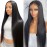 Straight Lace Front Wigs Human Hair 13x4 HD Transparent Lace Frontal Wig for Black Women Glueless Brazilian Virgin Hair 180% Density Pre Plucked with Baby Hair Hairline