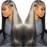 Straight Lace Front Wigs Human Hair 13x4 HD Transparent Lace Front Wig for Black Women Glueless Brazilian Virgin Hair Lace Frontal Wig 180% Density Pre Plucked with Baby Hair Hairline
