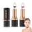 BKPPLZP 2 Pack Crystal Flower Jelly Lipstick,Magic Color Changing Lipstick,PH Clear Temperature Color Changing Lip Gloss,Lip Balm,Long Lasting Nourishing Moisturizing Lip Stick Set X01+02