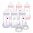 MAM 9oz Easy Start Anti-Colic Baby Bottles, Medium Flow with 2X Bonus Nipples (Fast and Extra Fast Flow), Reduces Colic, Gas, & Reflux, Easy-to-Clean, BPA-Free, 2 Plus Months