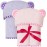 ELSVIN Set of 2 Hooded Baby Towels - Purple and Pink - Luxurious, Large and Super Absorbent - 35 x 35 Inch - Soft and Suitable for Infants, Toddlers and Kids - 400 GSM