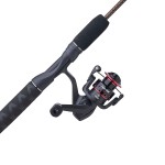 Ugly Stik GX2 Spinning Reel and 7\' Fishing Rod Combo, 2-Piece, Graphite and Fiberglass Rod with Clear Tip Design