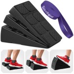 Squat Wedge - Squat Wedge Block 960 LBS Capacity - Slant Board for Calf Stretching with 5 Adjustable Angles - Calf Stretcher Slant Board - Yoga Blocks - EPP Material for Ankle Mobility & Physical Therapy