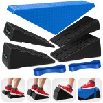 Squat Wedge - Squat Wedge Block 960 LBS Capacity - Slant Board for Calf Stretching with 5 Adjustable Angles - Calf Stretcher Slant Board - Yoga Blocks - EPP Material for Ankle Mobility & Physical Therapy