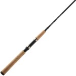 Shakespeare Micro 7\' Spinning Rod, 2-Piece Fishing Rod, Graphite Composite Blank, Light Rod Power, Comfortable Full Cork Handle