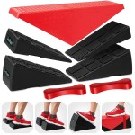 Squat Wedge - Squat Wedge Block 960 LBS Capacity - Slant Board for Calf Stretching with 5 Adjustable Angles - Calf Stretcher Slant Board - Yoga Blocks - EPP Material for Ankle Mobility & Physical Therapy