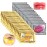 15 Pairs Collagen Crystal Eye Mask and 15 Pcs Collagen Crystal Lip Mask, Under Eye Patches and Lip Pads,Collagen Crystal Mask Set for Moisturizing, Reducing Fine Lines & Dark Circles (Gold and Pink)