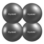 kisnbld Small Exercise Ball, 9 Inch Mini Pilates Ball, Anti Burst and Slip Resistant Mini Yoga Ball for Stability, Fitness, Physical Therapy & Stretching Workout at Home Gym & Office(4 Mistyrose)