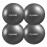 kisnbld Small Exercise Ball, 9 Inch Mini Pilates Ball, Anti Burst and Slip Resistant Mini Yoga Ball for Stability, Fitness, Physical Therapy & Stretching Workout at Home Gym & Office(4 Mistyrose)