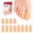 Bukihome 12 Pcs Gel Toe Cap, Toe Protector for Women Men - Cushions and Protects to Cover Toes, Relief Toe Pain from Ingrown Toenails, Corns, Blisters, Hammer Toes (8L + 4S)