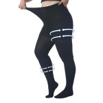 Extra Wide 5XL Medical Compression Pantyhose for Women & Men, Closed Toe 15-20 mmHg Graduated Compression Stockings Waist High Support Leggings, Support Hose for Edema, Post Surgery,During Pregnancy