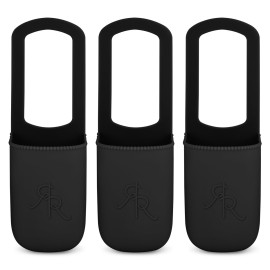 Ryan & Rose Cutie Holder Universal Stroller Cup Holder (Black (3 Pack))