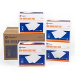 Kingstar Sterile Nonwoven Gauze Pads, 4x 4 Wound Dressing, 240 Packs - 480 Pieces Superior Soft Sponge Pads, Higher Absorbent Gauze Compresses for Trauma or Post-Operative Wound Care