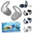 Swimming Ear Plugs Waterproof Earplugs - 3 Pairs Silicone Swim Ear Plugs for Adult Kids, Water Sports Earplugs for Showering, Bathing, Surfing - Keep Ear Water Out (Naxy Blue,Grey,Black, One Size)