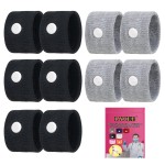 LYJEE Motion Sickness Bands for Adults and Kids Nausea Relief for Pregnant Women Seasickness Wristband for Cruise Ship Essentials