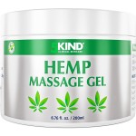 5kind Hemp Active Gel 6.76 fl oz - Hemp Cream Maximum Strength - Natural Soothing Topical Cream - Muscle Rub for Lower Back, Joints, Neck, Knees, Shoulders