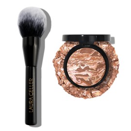 LAURA GELLER NEW YORK Bronze-n-Brighten Multipurpose Bronzer, Medium + Classic Bronzer Brush