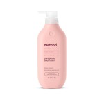 Method Body Lotion, Pure Peace, Rose Water, Peonies + Pink Sea Salt notes, 24 Hours of Moisture, 14 oz