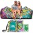 Chillbo x TrippyDraws Lazybone Inflatable Couch - Ultimate Inflatable Lounger for Maximum Chill - The Perfect Blow Up Couch for Music Festivals