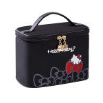 AmBealla Makeup Bag Large Waterproof Cosmetic Bags with Makeup Brush Holder, Cute Printed Makeup Organizer for Women Traveling,Portable Toiletry Bag for Girls