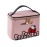 AmBealla Makeup Bag Large Waterproof Cosmetic Bags with Makeup Brush Holder, Cute Printed Makeup Organizer for Women Traveling,Portable Toiletry Bag for Girls