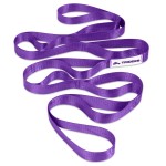 Trideer Stretching Strap Yoga Strap Physical Therapy for Home Workout, Exercise, Pilates and Gymnastics, 10 Loops Non-Elastic Stretch Bands with Aesthetic Packaging for Women & Men (Purple)